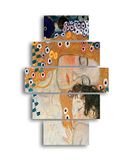 Homemania Wandfoto, geïnspireerd door de auteurs, 5-delig, kunst en graffiti, voor woonkamer, slaapkamer, meerkleurig, 95 x 0,3 x 60 cm, -HM205MDF261, MDF