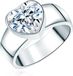 Rafaela Donata Bandring - Sterling zilver - Zirkonia - Zilver - Maat 52