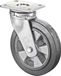 BS Roue pivotante RR100.B80.125 ø125 B 50mm 200kg Pneu élastique