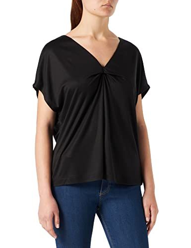 s.Oliver BLACK LABEL Women's T-shirt - 150.10.204.12.130.2113668 - Black - Size 36