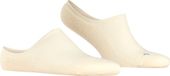 FALKE Keep Warm onzichtbar eenkleurig wol footies unisex wit - maat 46-48