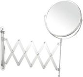 Zeller Wandspiegel uitschuifbaar Ø 17,9 – 45 x 18,5 x 37 cm chroom