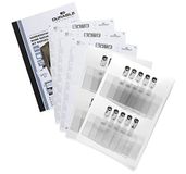 Durable 869500 Naambadge set, 60 x 90 mm met clip, inclusief 20 naambadges en 4 etiketteervellen.