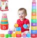 11PCS Tasses à empiler blocs à empiler tasses à empiler pour bébés - 11 pièces jouets à empiler pour tout-petits pour garçon et fille de 1 an