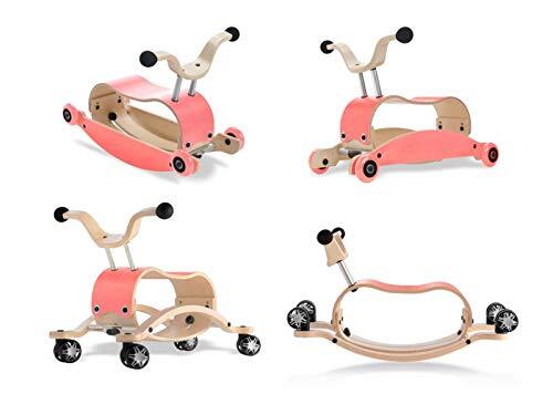 Wishbonebike Wishbone Mini FLIP Deluxe Bundle 3-in-1, loopwagen, glijauto, schommel