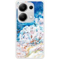 Xiaomi Redmi Note Marbre ocean Verstevigd hoesje met sublimatie bedrukking