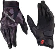 Leatt ADV HydraDri 7.5 Kort Camo Waterdichte Handschoenen - Zwart/Grijs - Maat M