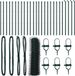 vidaXL Hexagonal Wire Mesh Fence with Ground Stakes 50 x 0.5 m Green