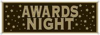 Merkloos Awards night banner 150 x 53 cm