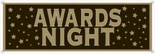 Merkloos Awards night banner 150 x 53 cm