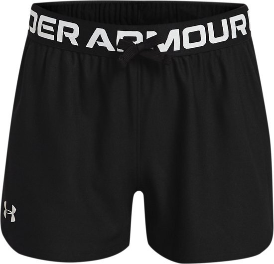 Under Armour Play Up Solid Shorts Meisjes Sportbroek - Zwart - Maat 122