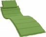 vidaXL Ligbedkussen 186x58x4 cm stof gemêleerd groen