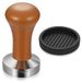 Tamper à café - Tamper à expresso - Acier inoxydable - Manche en bois - 51 mm