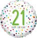 Amscan Folieballon Confetti Bday 21 43 Cm Wit