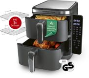 GOURMETmaxx FryUp Verticale heteluchtfriteuse met dubbele kamer