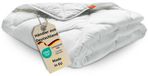 Duvet en microfibre 135x200 cm, Blanc, Pour toutes les saisons