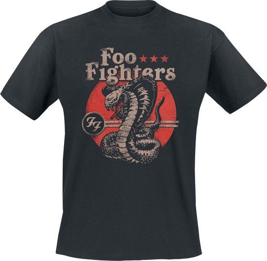 Foo Fighters Snake Heren T-shirt - zwart - M