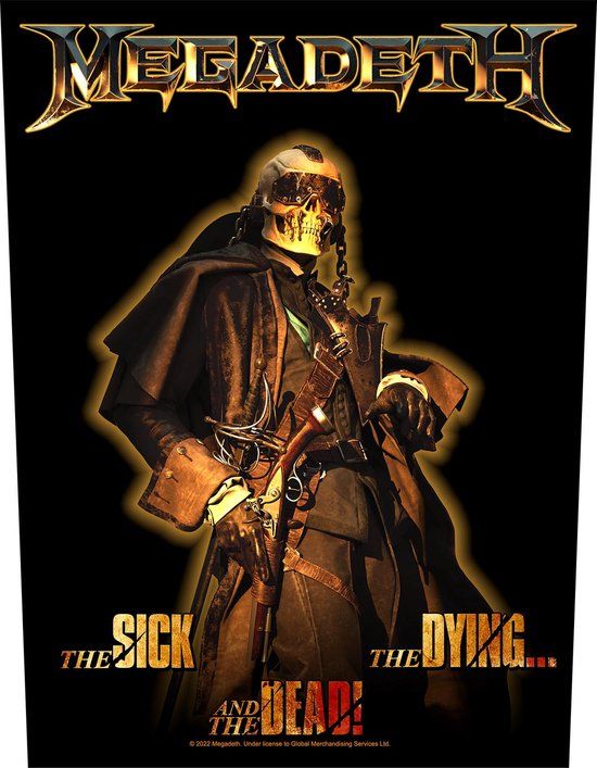 Megadeth The Sick, The Dying… And The Dead! Unisex Embleem - meerkleurig - Standard