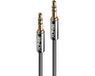 Lindy 35321 - Audio Jack Cable (3.5mm) - 1m - Black