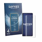 Savvies - Screenprotector voor Motorola Razr Fold - Folie Beschermfolie transparant volledig dekking 4 Stuks