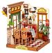 Miniatuurhuis bouwpakket Bistro - 160 stukjes - Bois - Échelle 1:28