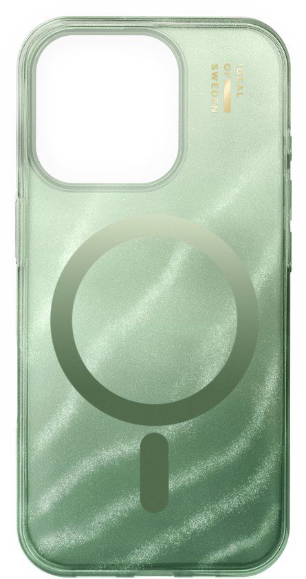 iDeal of Sweden Clear Case MagSafe geschikt voor iPhone 16 Pro - Sage Green