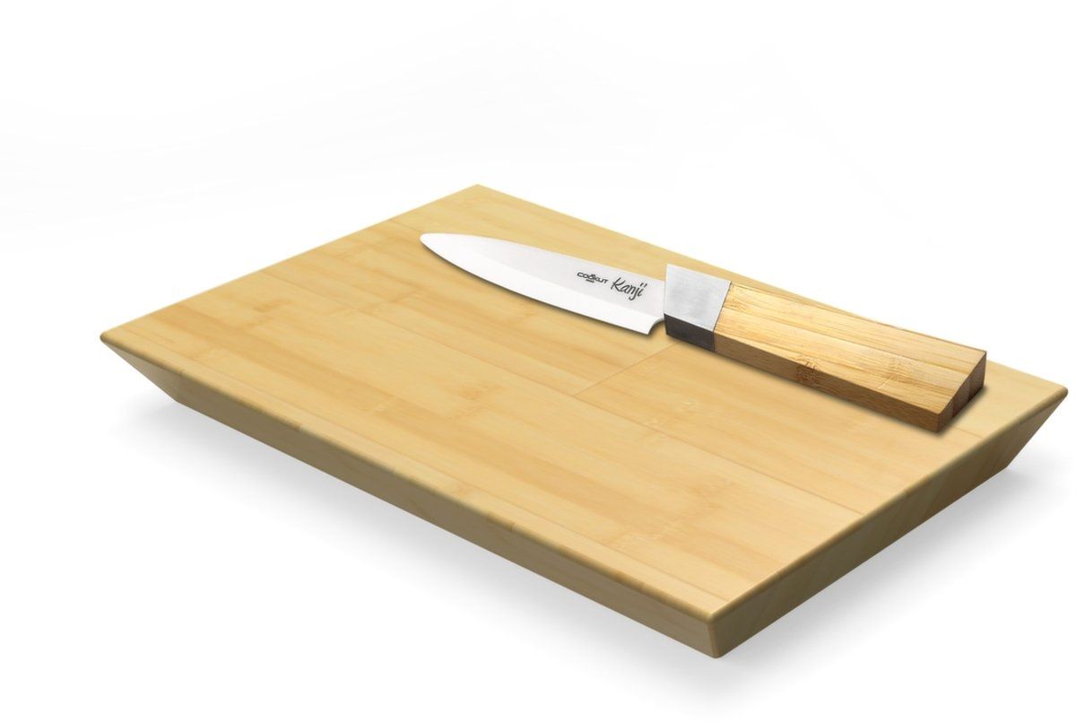 Cookut Bamboe Snijplank - inclusief mes - klein - 3760195163818