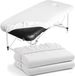 Housse de fauteuil de massage avec ouverture, 2 pièces, blanc