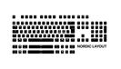 Steelseries PrismCAPS Toetsenbordkapje Zwart PBT Scandinavisch QWERTY
