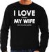 Bellatio Decorations Shoppartners Bv I love it when my wife lets me play guitar trui - grappige gitaar spelen hobby sweater zwart heren - Cadeau gitarist S