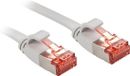 LINDY 47553 RJ45 Netwerkkabel, patchkabel CAT 6 U/FTP 3.00 m Grijs