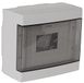 Electraline 60434 60435 wandschakelbord met deur, 4 modules, Wit