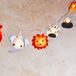 Lights4fun 16-delige LED-lichtketting "Safari" met vilten figuurtjes, geschikt voor kinderkamers. Met timer, op batterijen, LED-nachtlampje voor kinderen