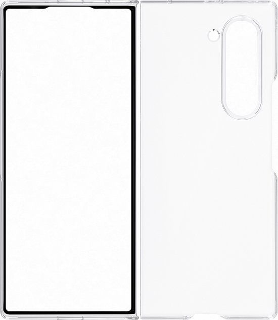 Samsung, Flexibel Siliconen Anti-Shock Hoesje voor Galaxy Z Fold6 - Transparant