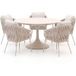 SUNS Dolce/Nova ø150cm dining tuinset 6-delig