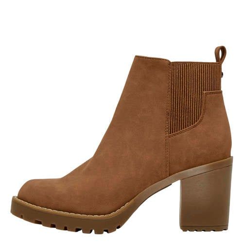 ONLY Onlbarbara Heeled Bootie Noos chelsea boots cognac