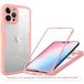 Techsuit Hoesje geschikt voor HONOR 400 - ColorVerse 360 Case met Screenprotector - Roze