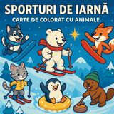 Sporturi Libri GmbH Sporturi de Iarnă - Carte de colorat cu animale