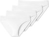 Schiesser Tai slip "95/5" serie dames wit effen 4-pack