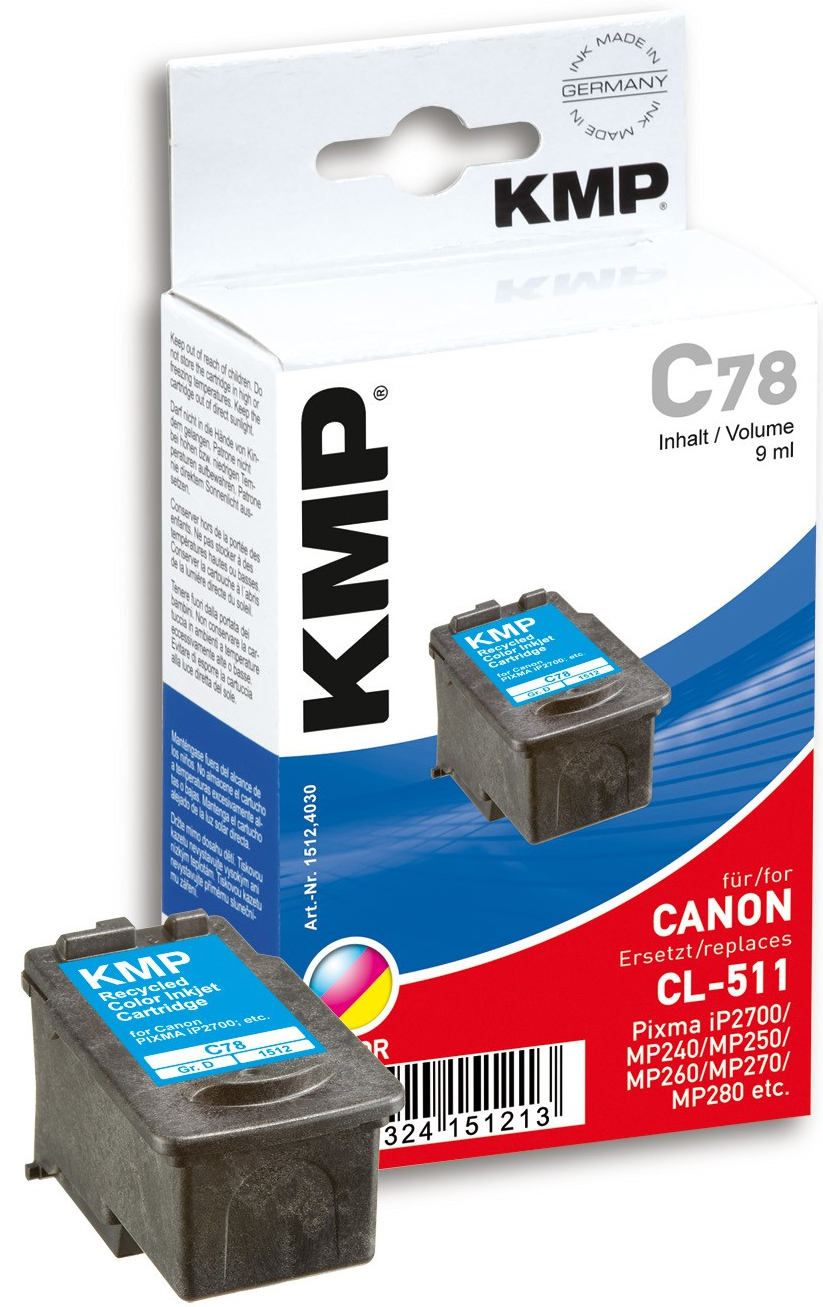 KMP C78 single pack / cyaan, geel, magenta