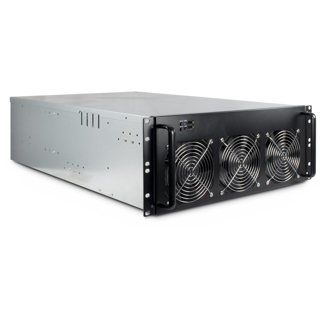 Inter-Tech 88887236 Computerbehuizingen Zwart, Grijs