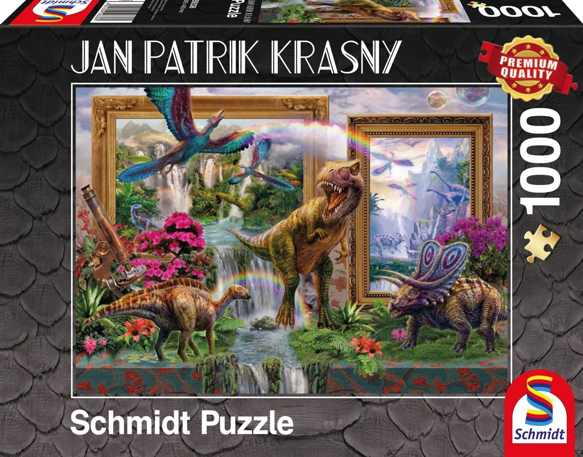 Schmidt Dinosaurs - Coming to live 1000 pcs Legpuzzel