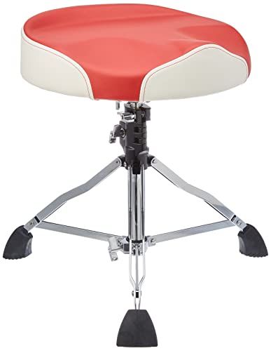 Dixon PSN-13RW kinderzitje zadelzitting rood/wit dubbele poot