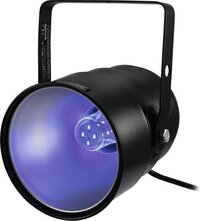 EUROLITE UV-Spot with UV LED 5W Blacklight - Black - Glow in the dark