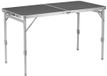 Brunner Flatpack 4 Campingtafel 120 x 60 cm Aluminium Frame Verstelbare Hoogte Grijs