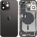 Apple Coque Batterie iPhone 14 Pro Max, Avec Châssis Central, Pièces Complètes, Noir (Space Black), Échange Premium