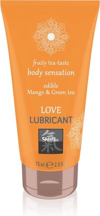 Shiatsu Love Eetbaar Glijmiddel - Mango & Groene Thee (75ml)
