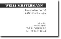 Decadry DPW-322 Visitekaartjes - 85 x 54 mm - 185 g/m² - 500 stuks