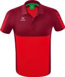 Erima Six Wings Polo Heren - Bordeaux / Rood | Maat: S