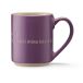 Design House Stockholm Tasse Astrid Lindgren, je suis une belle… mauve-suédois